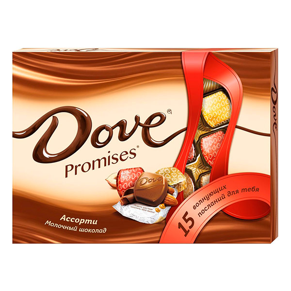 Шоколадные конфеты "DOVE"